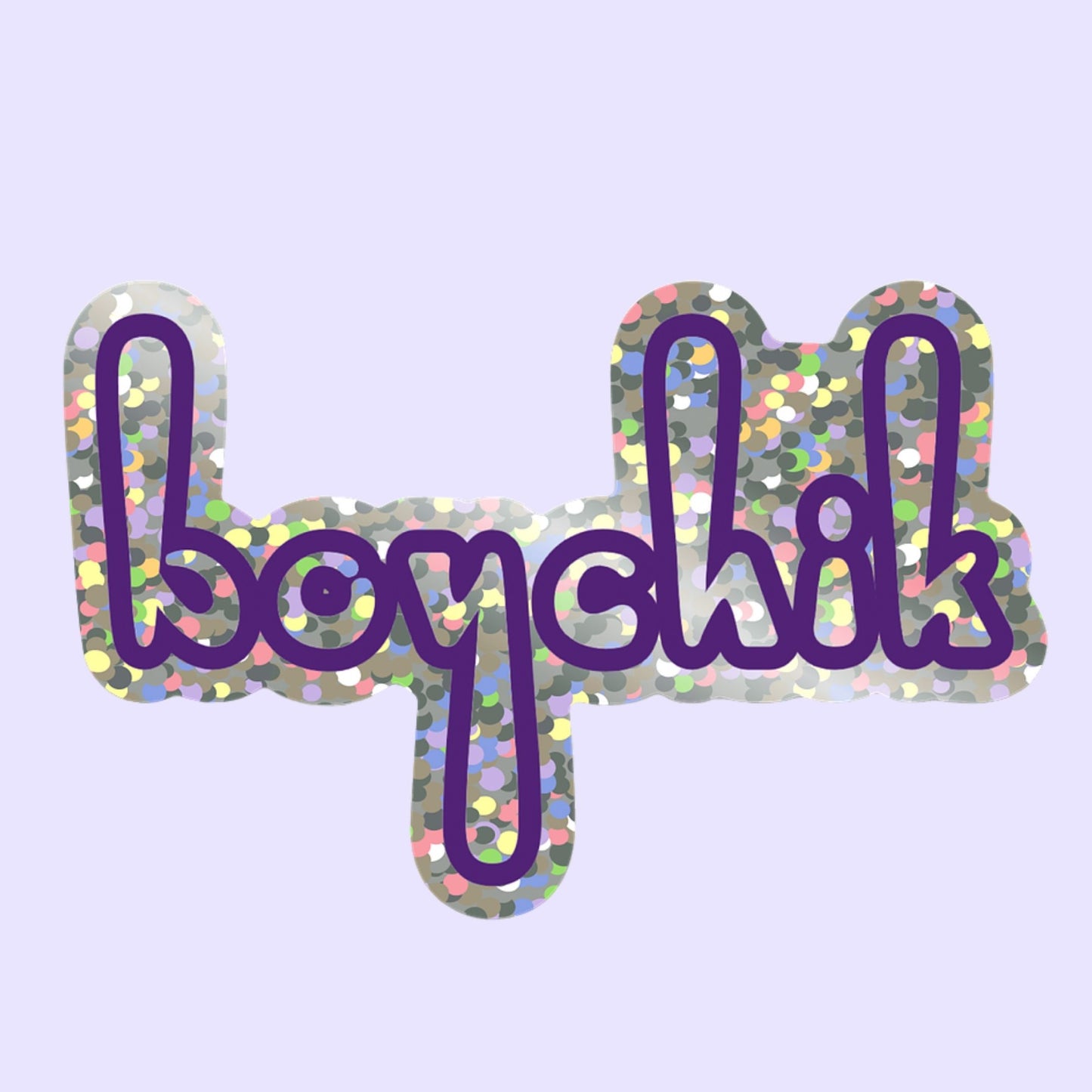 'BOYCHIK' STICKER