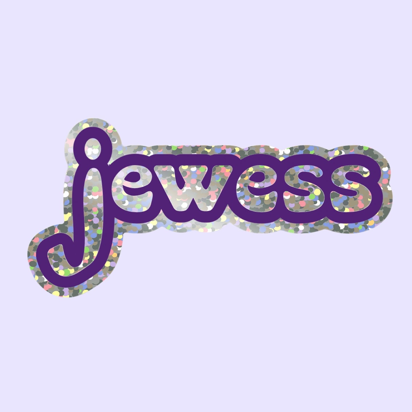 'JEWESS' STICKER