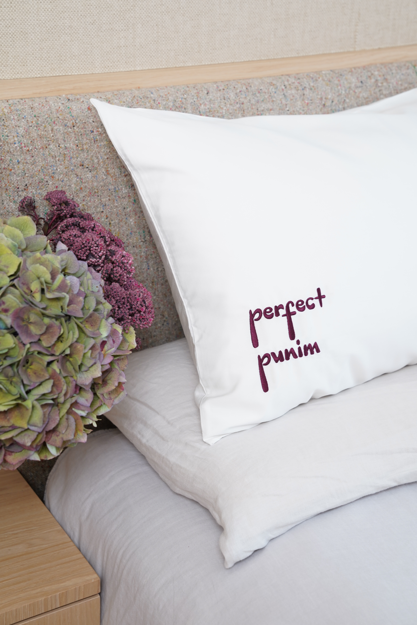 PERFECT PUNIM PILLOW CASE - BURGUNDY