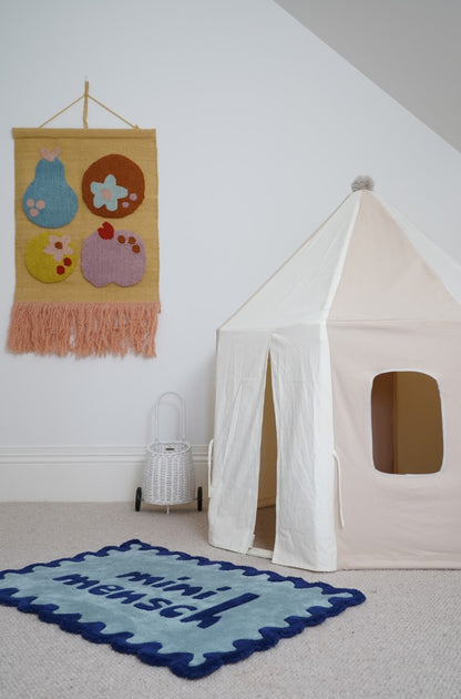 MINI MENSCH RUG - BLUE/LIGHTBLUE