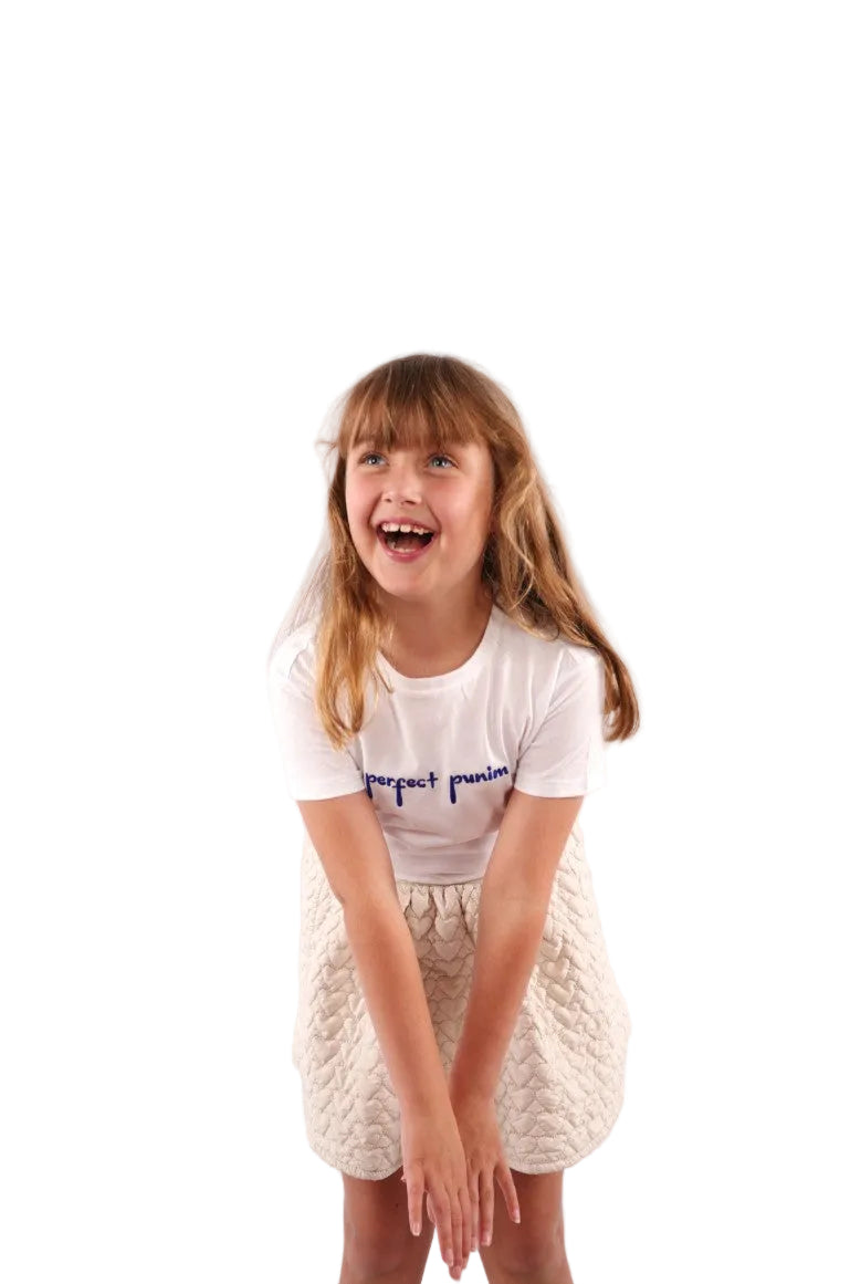 KIDS 'PERFECT PUNIM' T.SHIRT - BLUE